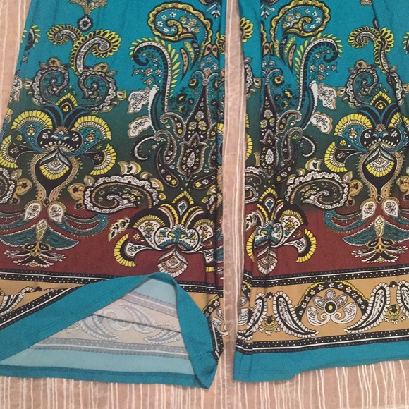 Teal pantsuit - Picture 4 of 4